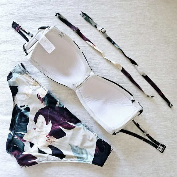 Stylish Multicolor Bikini Set - Picture 3 of 11